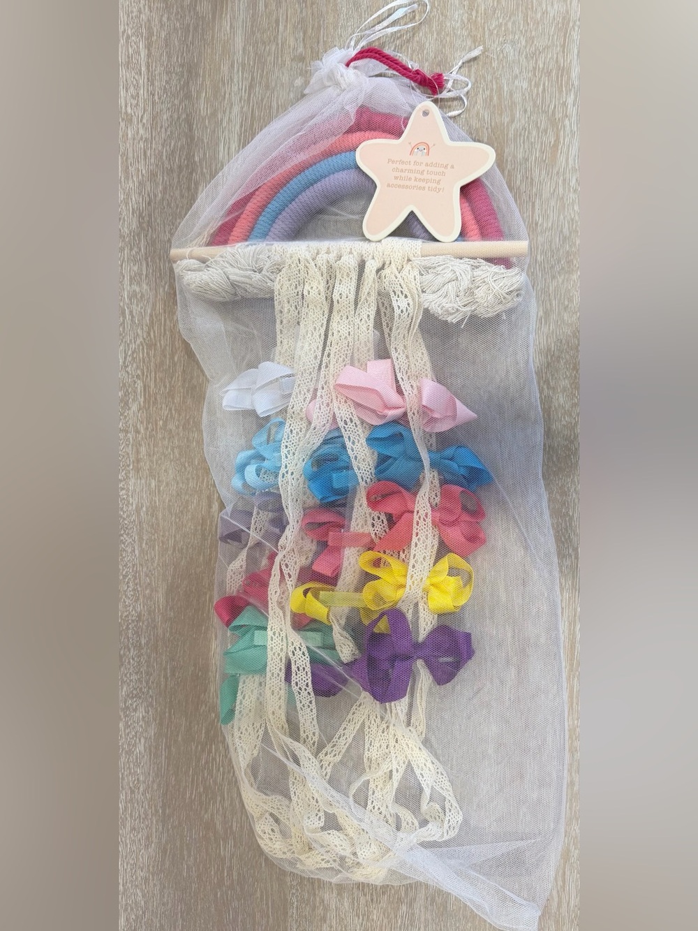 Rainbow Bow Holder & Bows